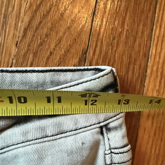 Vervet by Flying Monkey Black and White High Rise Skinny Ankle Jeans 25 - Picture 7 of 11